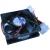 Cooler para Gabinete 80x80 (Placa) com Adapt. Fonte