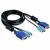 Cabo KVM 2 PS/2 M + 1 VGA HDB15 1,50m