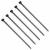 Abra�adeira Nylon 3 X 150mm c/100 Preta