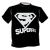 Camiseta SuperPai Preta - Tamanho GG