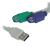 Cabo Adaptador USB Macho para 2 PS/2 F�mea - 004548