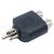 Adaptador Plug 2 RCA Para 1 RCA