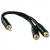 Cabo RCA Macho para 2 RCA F�mea