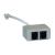 Multiplicador de Linha RJ11 2 F�meas c/ Filtro - 005348 - 005348