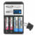 Carregador de Pilhas Eco BC98F + 4 Pilhas AA 2900mAh 110V/220V (bivolt)
