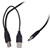 Cabo USB Y A M / 2 A M 0,20m - 005807 - 005807