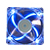 Cooler para Gabinete 80x80 (Placa) com Adapt. Fonte + Leds
