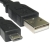 Cabo USB A M / Micro USB 5 Pinos 1,20m Preto