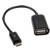 Cabo USB A F/ Micro USB (V8) 10cm - 006945