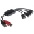 Cabo USB Y A M / 5 Pinos   3 USB A F 0,20m - 007203