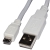 Cabo USB A M / Micro USB 5 Pinos 1,00m Branco