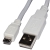 Cabo USB A M / Micro USB 5 Pinos 1,00m Branco - 007406