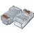 Conector RJ45 Embalagem C/500 unidades 8 vias - 007516