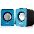 Caixa de Som (Par) KP-118 Azul - Kolke - 007583