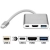 Cabo USB Tipo C para HDMI   USB 3.0   Tipo C femea - 007750