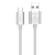 Cabo USB A M / Micro USB 5 Pinos 1,50m Prata Tela - 007761