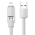 Cabo USB A M / Iphone 5/6 e Micro USB 5 Pinos 1,5 metros Flat Branco - 007727