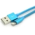 Cabo USB A M / iPhone 5/6 2.0 1,50m Azul Tela - 007765