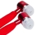 Fone de Ouvido c/ microfone Cadar�o Vermelho 1,2m  Canaltech - 007799