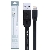Cabo USB A M / iPhone 5/6 2.0 1,50m Preto Flat - 007902