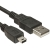 Cabo USB A M / Mini USB 5 Pinos Niquelado 1,0 metro - 007888