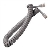 Fio de Telefone Espiral 1,80m - Cinza - 009168