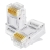 Conector RJ45 Macho CAT.6 Embalagem C/100 unidades - 008021