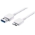 Cabo USB A M / Micro BM 3.0 1,00m - HD Externo Branco