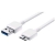Cabo USB A M / Micro BM 3.0 1,00m - HD Externo Branco - 007499