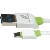 Cabo USB Tipo C 3.1/USB AM 3.0 3,0m Flat Branco
