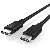 Cabo USB Tipo C para USB Tipo C 1,0 metros Preto - 009336