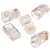 Conector RJ45 Embalagem C/10 unidades 8 Vias Cat5 - Furukawa - 007592